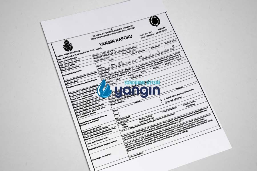 İtfaiye Raporu Nasıl Alınır? İstanbul - Yangın Söndürme Sistemleri